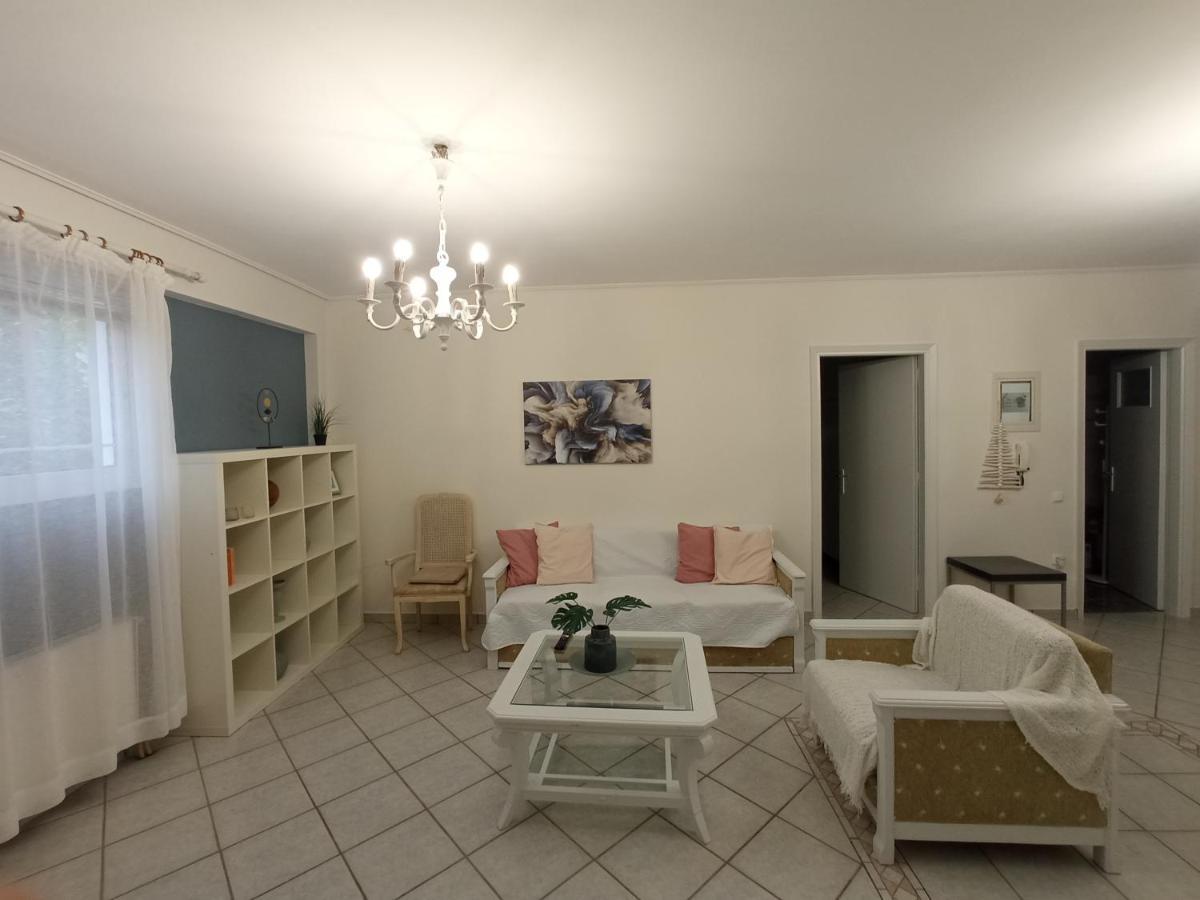 Апартаменти Flat With Garden Near Sea, Port And Airport Артеміда Екстер'єр фото